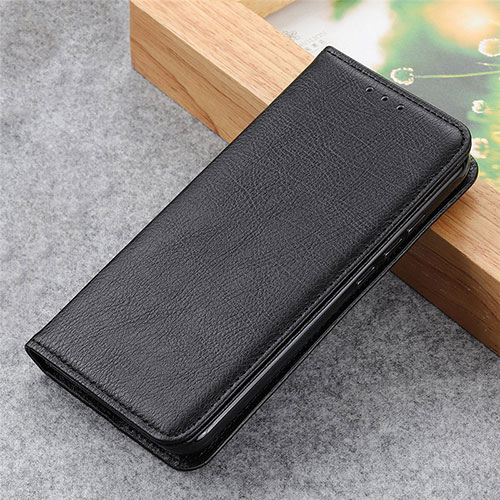 Leather Case Stands Flip Cover L03 Holder for Oppo Reno5 Pro+ Plus 5G Black