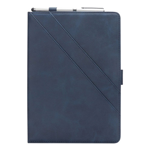 Leather Case Stands Flip Cover L03 Holder for Samsung Galaxy Tab S5e 4G 10.5 SM-T725 Blue