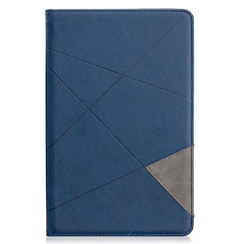 Leather Case Stands Flip Cover L03 Holder for Samsung Galaxy Tab S6 Lite 10.4 SM-P610 Blue