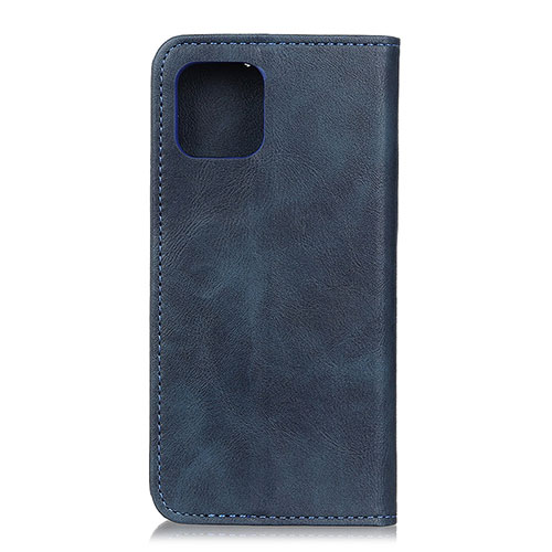 Leather Case Stands Flip Cover L03 Holder for Xiaomi Mi 10 Lite Blue