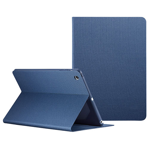 Leather Case Stands Flip Cover L04 for Apple iPad Mini Blue