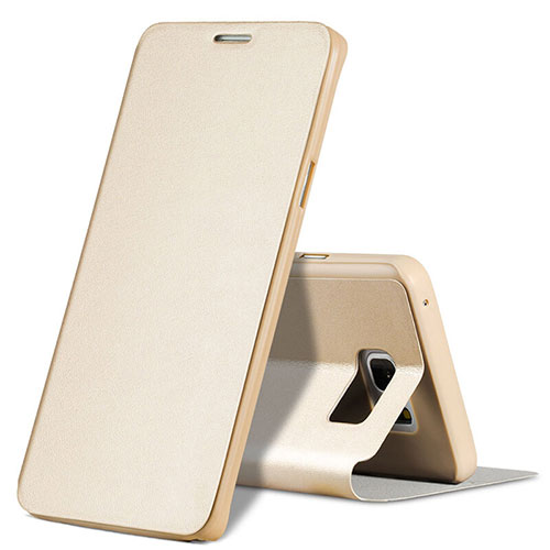 Leather Case Stands Flip Cover L04 for Samsung Galaxy Note 5 N9200 N920 N920F Gold