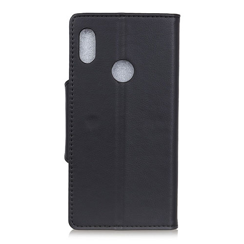 Leather Case Stands Flip Cover L04 Holder for BQ Aquaris C Black