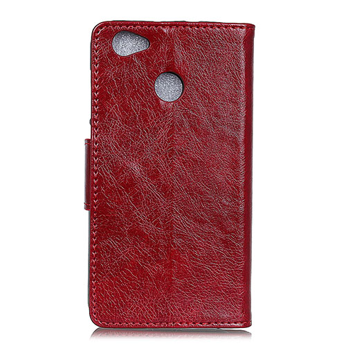 Leather Case Stands Flip Cover L04 Holder for Google Pixel 3a XL Red