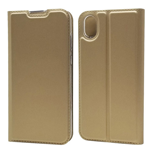 Leather Case Stands Flip Cover L04 Holder for Huawei Honor Play 8 Gold