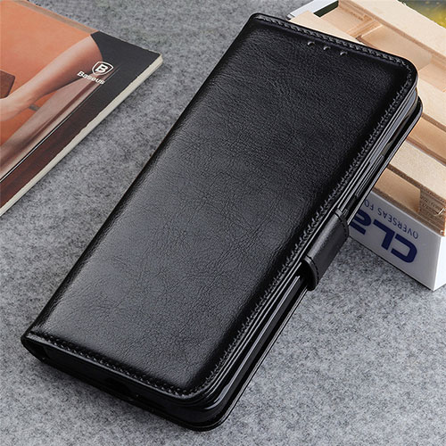 Leather Case Stands Flip Cover L04 Holder for Huawei Nova 8 SE 5G Black