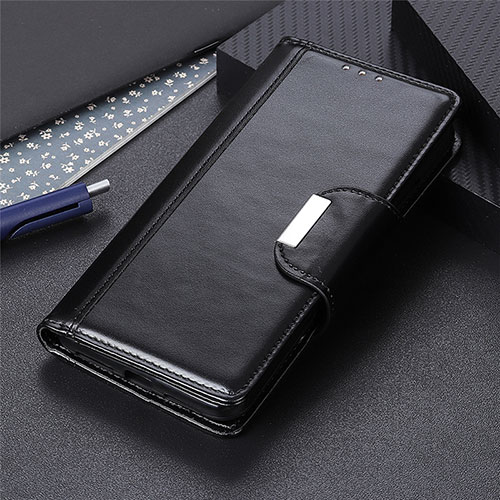 Leather Case Stands Flip Cover L04 Holder for LG K22 Black
