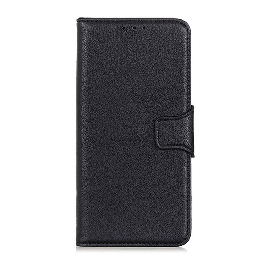 Leather Case Stands Flip Cover L04 Holder for LG Velvet 4G Black