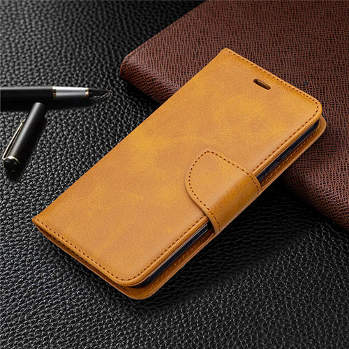 Leather Case Stands Flip Cover L04 Holder for Nokia 1.3 Orange