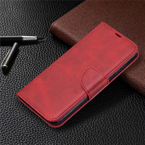 Leather Case Stands Flip Cover L04 Holder for Nokia 2.3 Red