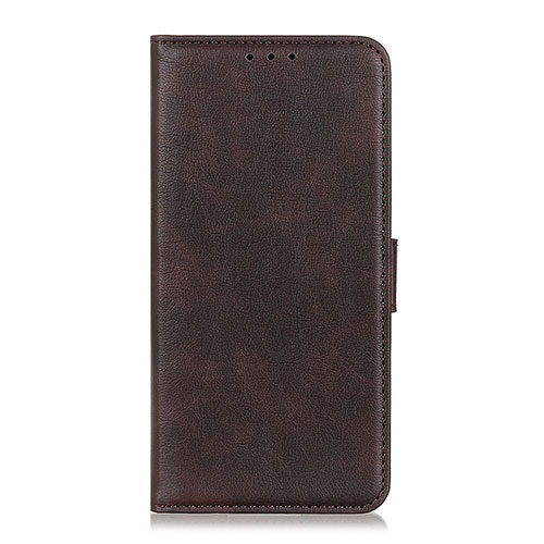 Leather Case Stands Flip Cover L04 Holder for Oppo A32 Brown