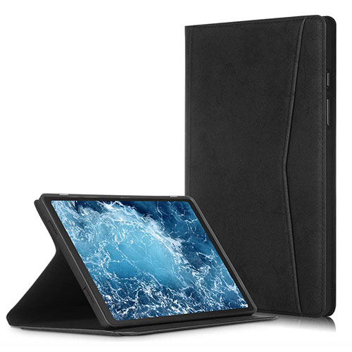 Leather Case Stands Flip Cover L04 Holder for Samsung Galaxy Tab A7 Wi-Fi 10.4 SM-T500 Black
