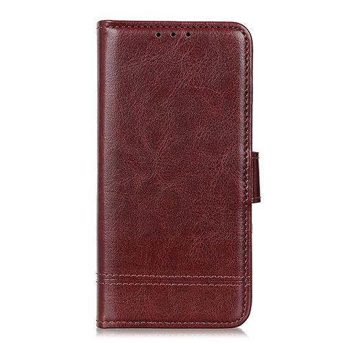 Leather Case Stands Flip Cover L04 Holder for Sony Xperia 5 II Brown