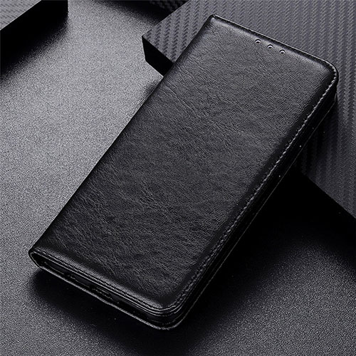 Leather Case Stands Flip Cover L04 Holder for Xiaomi Poco X3 NFC Black