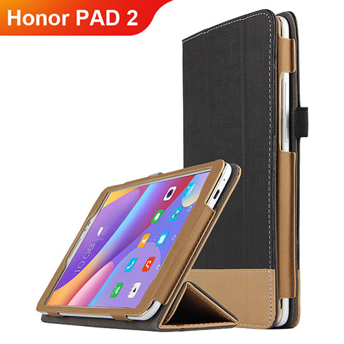 Leather Case Stands Flip Cover L05 for Huawei Honor Pad 2 Black