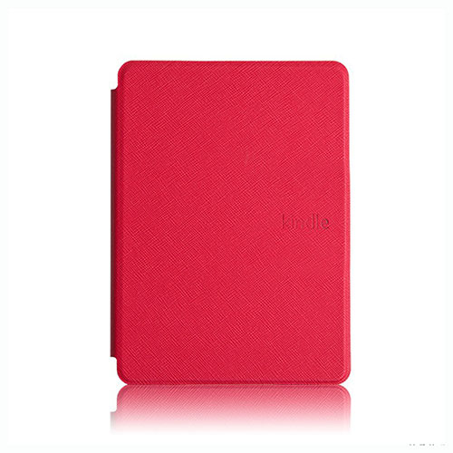 Leather Case Stands Flip Cover L05 Holder for Amazon Kindle Paperwhite 6 inch Red