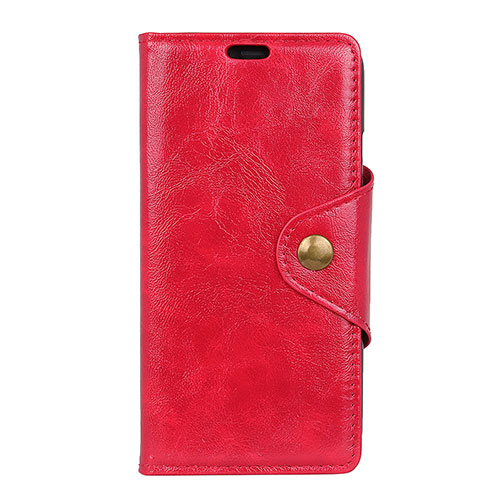 Leather Case Stands Flip Cover L05 Holder for Asus Zenfone 5 ZS620KL Red