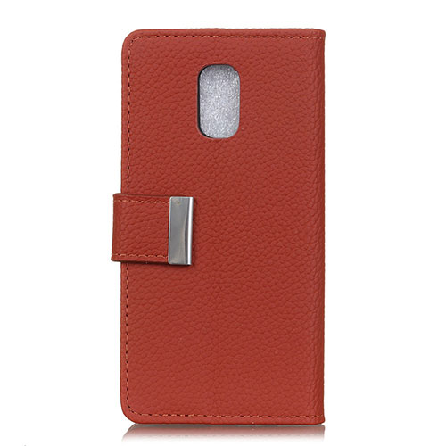 Leather Case Stands Flip Cover L05 Holder for Asus ZenFone V500KL Red Wine
