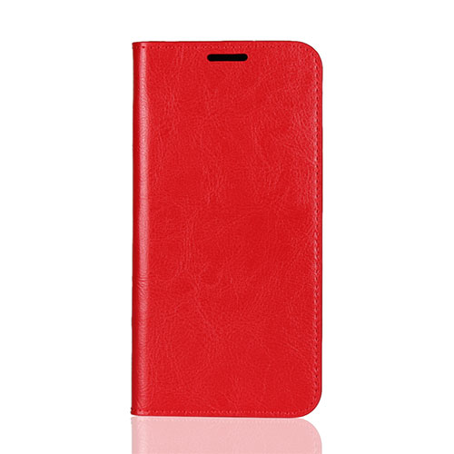 Leather Case Stands Flip Cover L05 Holder for Huawei Mate 20 Lite Red