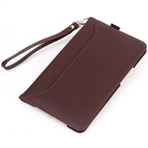 Leather Case Stands Flip Cover L05 Holder for Huawei MatePad 10.4 Brown