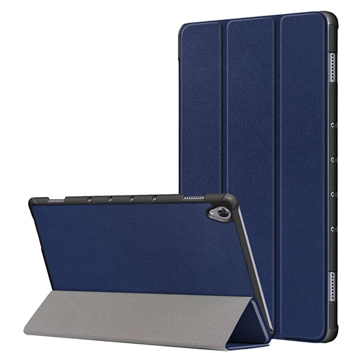 Leather Case Stands Flip Cover L05 Holder for Huawei MatePad 10.8 Blue