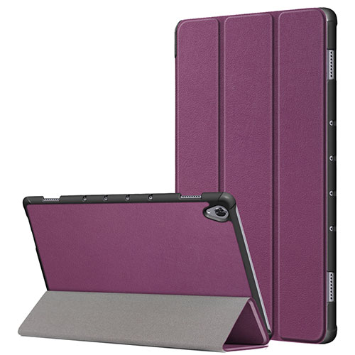 Leather Case Stands Flip Cover L05 Holder for Huawei MatePad 10.8 Purple
