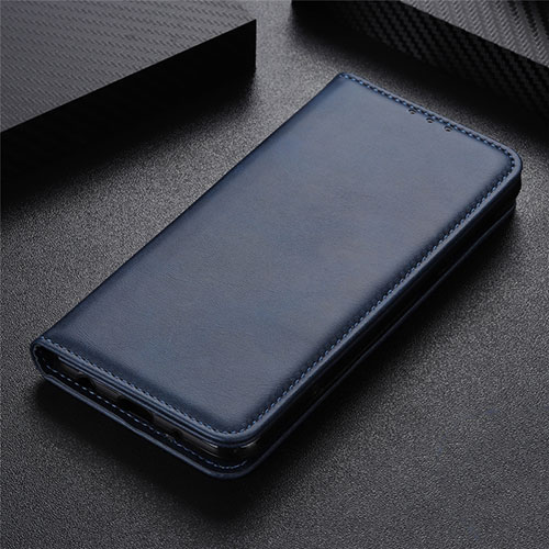 Leather Case Stands Flip Cover L05 Holder for LG Stylo 6 Blue