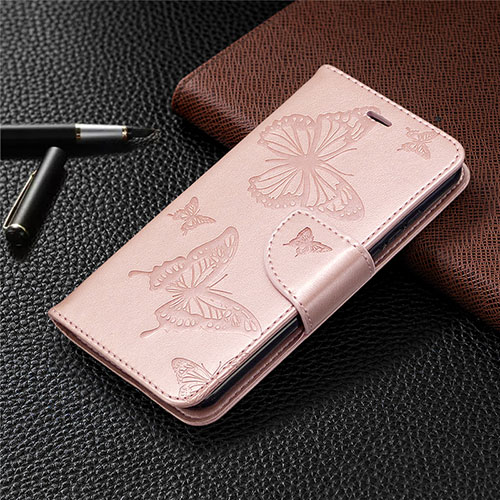 Leather Case Stands Flip Cover L05 Holder for Nokia 1.3 Rose Gold