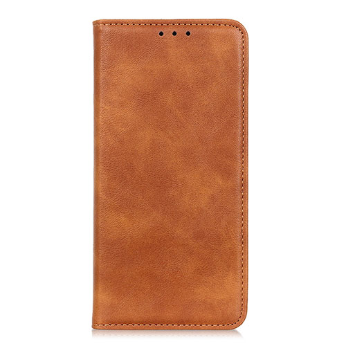 Leather Case Stands Flip Cover L05 Holder for OnePlus Nord N10 5G Brown