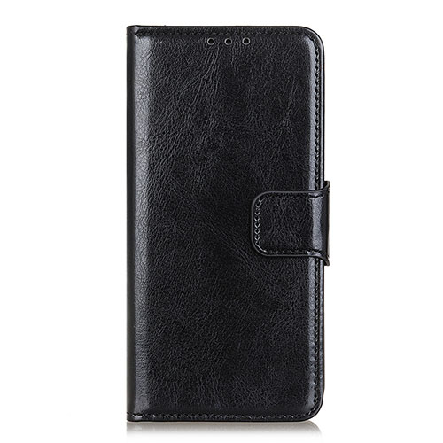 Leather Case Stands Flip Cover L05 Holder for Oppo A93 Black