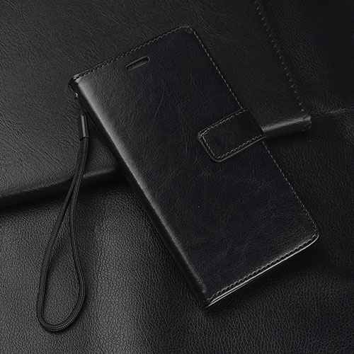 Leather Case Stands Flip Cover L05 Holder for Realme XT Black