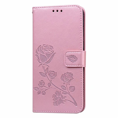 Leather Case Stands Flip Cover L05 Holder for Samsung Galaxy M21s Pink
