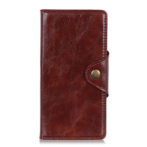 Leather Case Stands Flip Cover L05 Holder for Samsung Galaxy Note 20 Plus 5G Brown