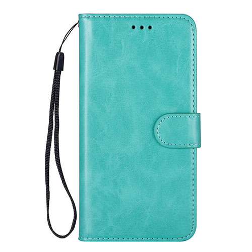 Leather Case Stands Flip Cover L05 Holder for Samsung Galaxy S20 5G Cyan