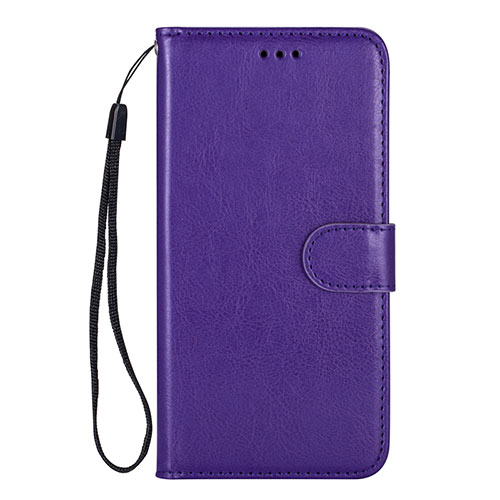 Leather Case Stands Flip Cover L05 Holder for Samsung Galaxy S20 5G Purple