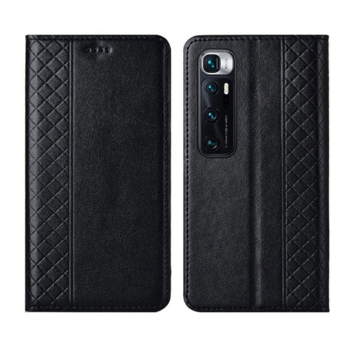 Leather Case Stands Flip Cover L05 Holder for Xiaomi Mi 10 Ultra Black