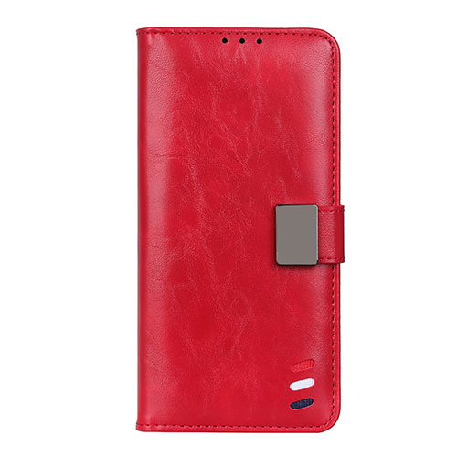 Leather Case Stands Flip Cover L05 Holder for Xiaomi Mi 10T 5G Red