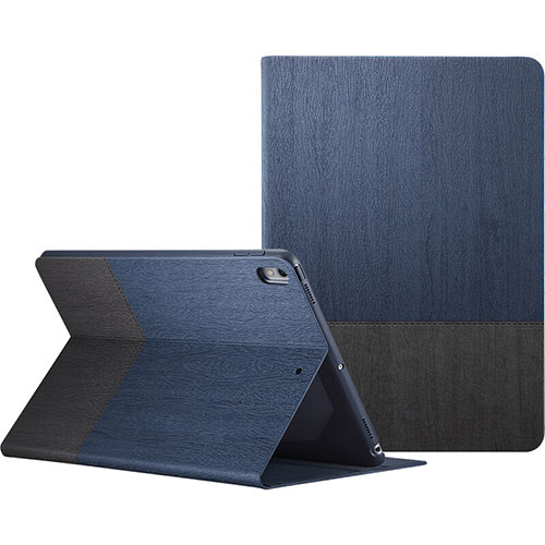 Leather Case Stands Flip Cover L06 for Apple iPad Pro 10.5 Blue