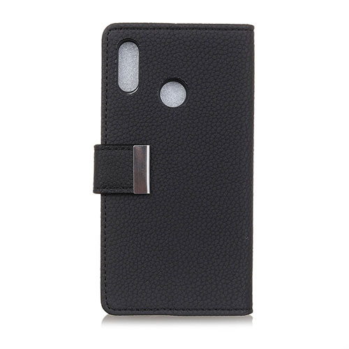 Leather Case Stands Flip Cover L06 Holder for Asus Zenfone Max ZB555KL Black