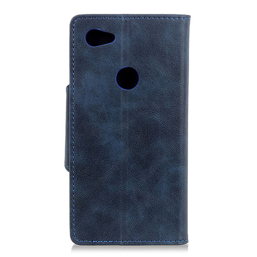 Leather Case Stands Flip Cover L06 Holder for Google Pixel 3a XL Blue