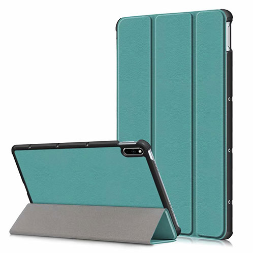 Leather Case Stands Flip Cover L06 Holder for Huawei MatePad 5G 10.4 Green