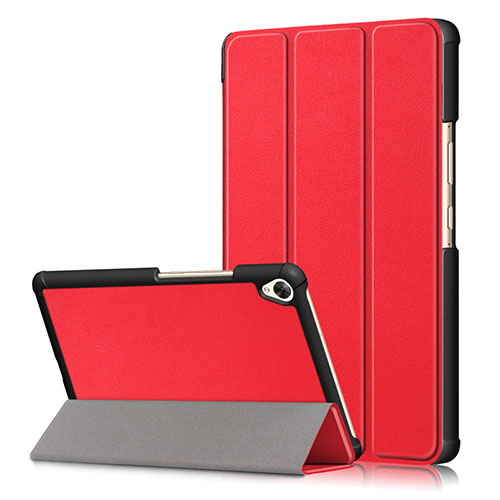 Leather Case Stands Flip Cover L06 Holder for Huawei MediaPad M6 8.4 Red