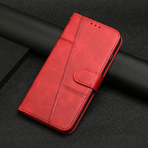 Leather Case Stands Flip Cover L06 Holder for Motorola Moto Edge 20 Pro 5G Red