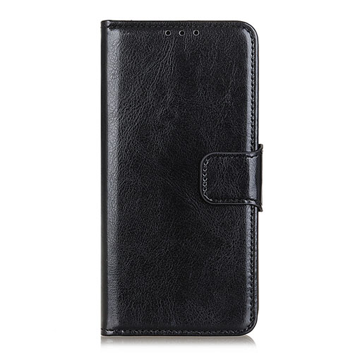 Leather Case Stands Flip Cover L06 Holder for Motorola Moto G 5G Plus Black