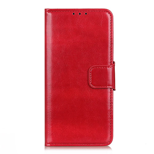 Leather Case Stands Flip Cover L06 Holder for Motorola Moto G 5G Plus Red