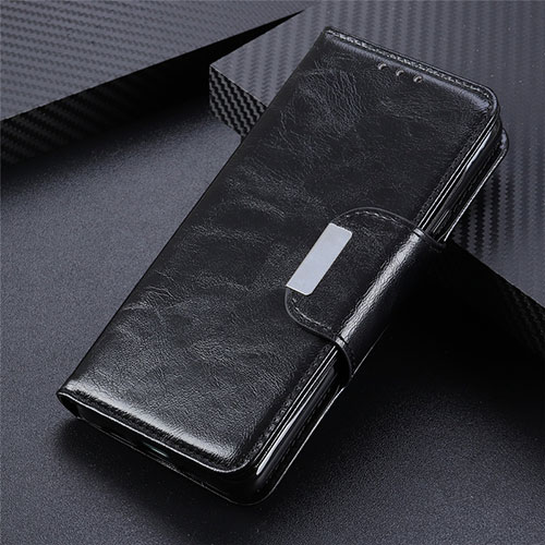 Leather Case Stands Flip Cover L06 Holder for Oppo Reno5 Pro+ Plus 5G Black