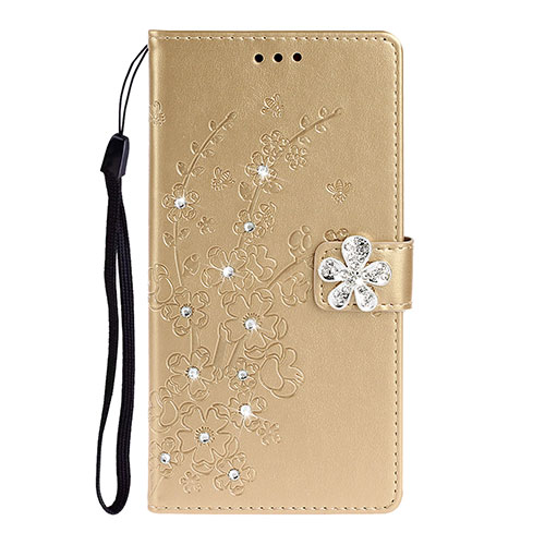 Leather Case Stands Flip Cover L06 Holder for Samsung Galaxy A51 5G Gold