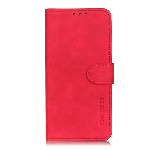 Leather Case Stands Flip Cover L06 Holder for Xiaomi Poco X3 NFC Red