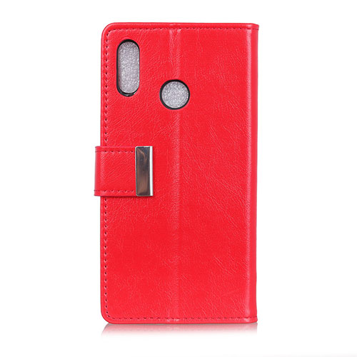Leather Case Stands Flip Cover L07 Holder for Asus Zenfone Max ZB555KL Red