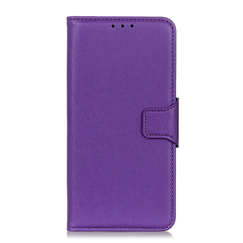 Leather Case Stands Flip Cover L07 Holder for Huawei Honor 9X Lite Purple